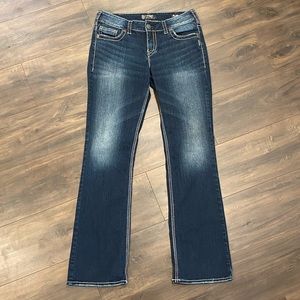 Silver Suki Mid Slim Boot Jeans
